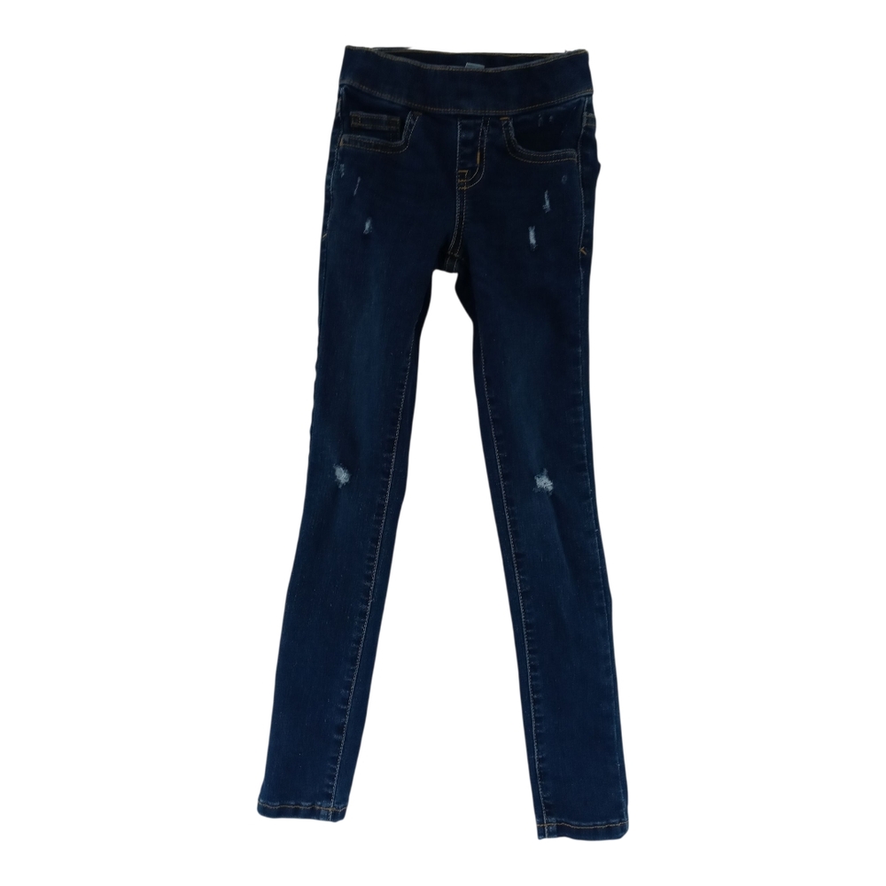 M8) Cat & Jack Girls Jeggings | Size 6X Slim | Dark Wash Denim